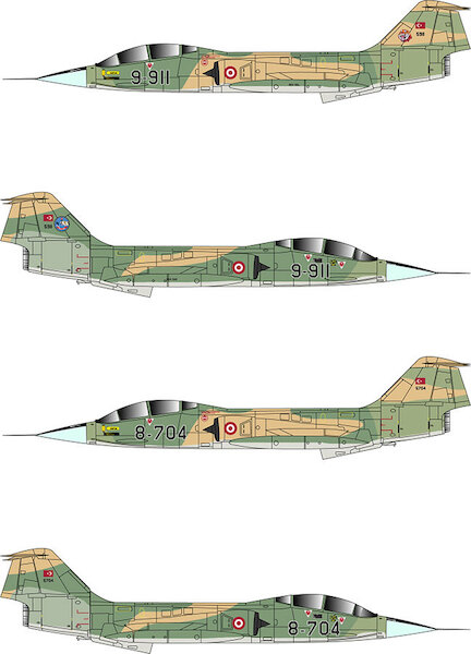 Turkish Air Force TF104G Tigermeeters  48002