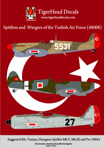 Spitfires and Focke Wulf FW190A-3 Wurgers of the Turkish Air Force 72005