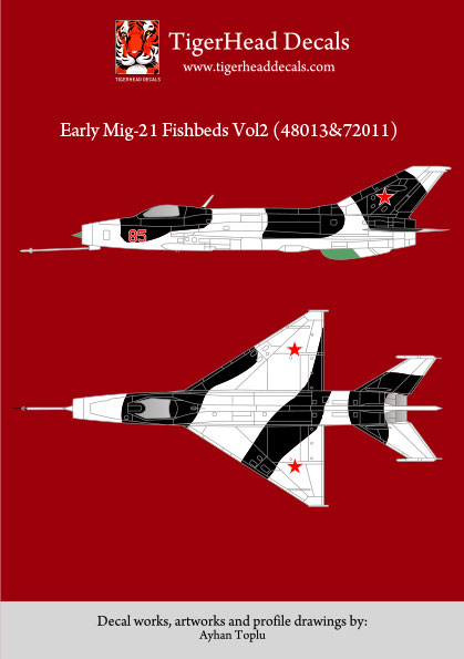 Early Arabic Mikoyan MiG21F-13 Fishbeds Volume 2 (Czech AF, Egypt AF, Romanian AF, Russian AF)  72011