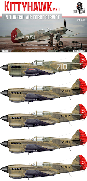 P40E Kittyhawk MK1 in Turkish Air Force Service K72002