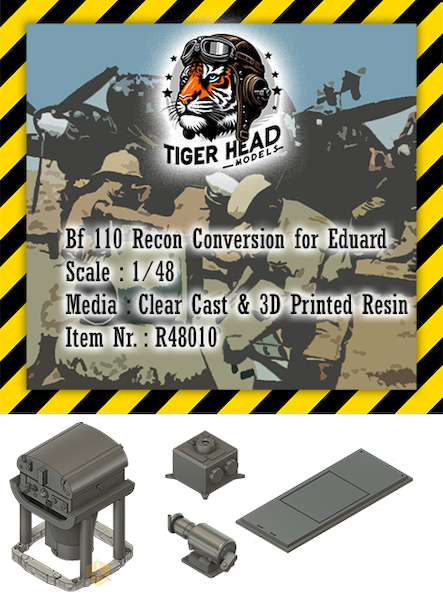 Messerschmitt BF110 Recon Conversion (RB50-30 Camera) (Eduard  R48010