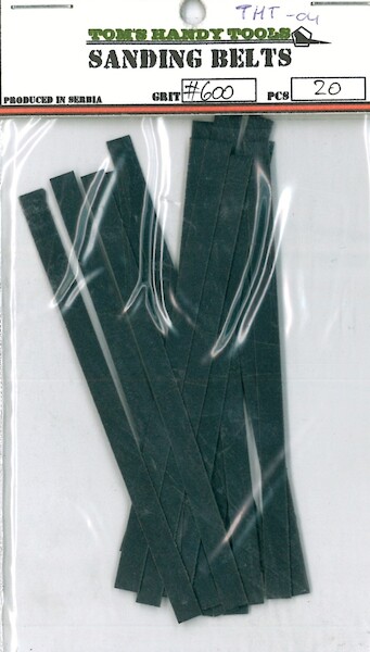Handy Belt Sander Belts grit #600 (20pcs) THT-04