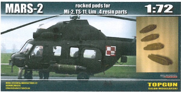 MARS-2 Rocket pods for Mil Mi2, PZL W3PL (4x)  K.7205