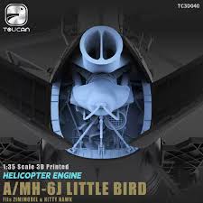 A/MH6J Little Bird Helicopter Engine  RES-TC-3D040