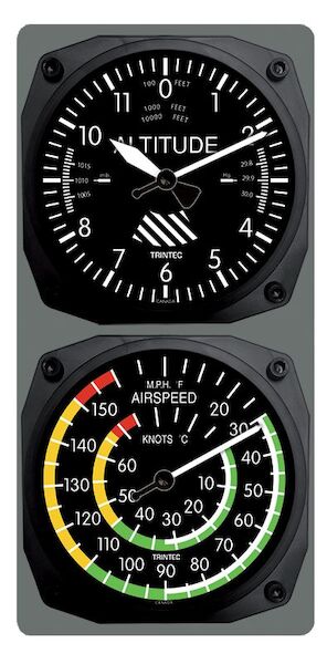 Consol with Altimeterclock and Airspeed Thermometer  9060/9061