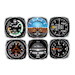 Acrylic Instrument Coaster Set - Modern set of 6 (onderzetters) 9085AC