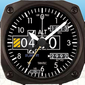 Desk Model Altimeter Alarm (Wekker) new style DM20