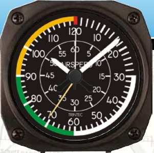 Desk Model Airspeed Indicator Alarm (Wekker) new style  DM21