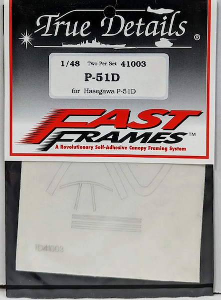 North American P51D Mustang fast Frames (Hasegawa)  SQ41003