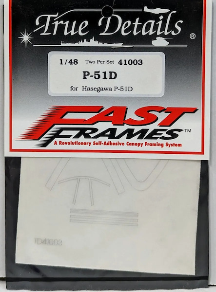 North American P51D Mustang fast Frames (Hasegawa) SQ41003