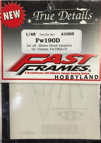 Focke Wulf FW190D Fast Frames (Tamiya) SQ41005
