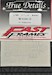 Messerschmitt BF110C/D Frames (Fujimi) TD41021