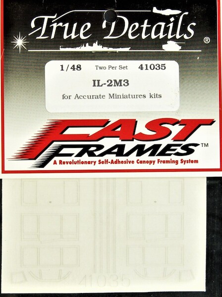 Ilyushin IL2m3 Sturmovik (Accurate Miniatures) Fast Frames SQ41035