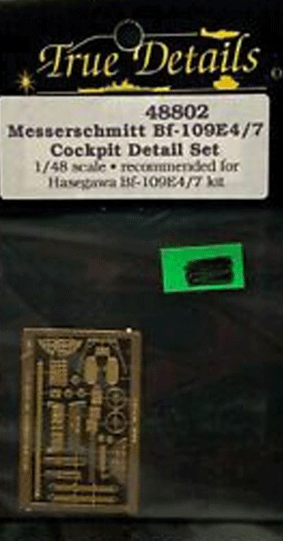 Messerschmitt Bf109E-4/7 Cockpit Detail set TD26006
