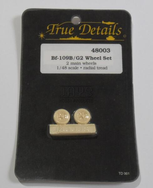 Messerschmitt Bf109B-G2 Wheel Set TD48003