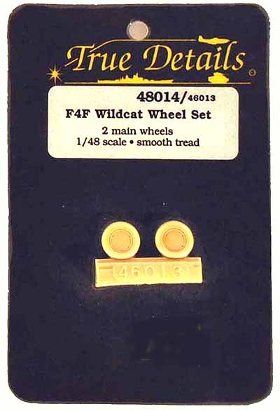 Grumman F4F Wildcat Wheel Set (Smooth Tread)  TD48014