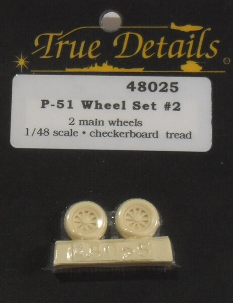 P51 Mustang Wheel Set #2  TD48025