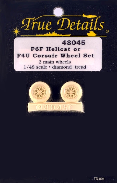 F6F Hellcat of F4U Corsair Wheel Set  TD48045