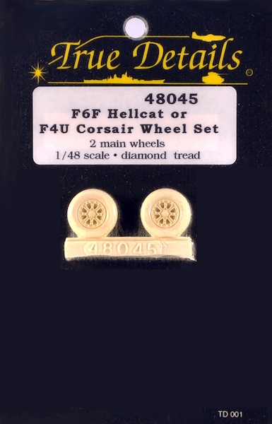 F6F Hellcat of F4U Corsair Wheel Set TD48045
