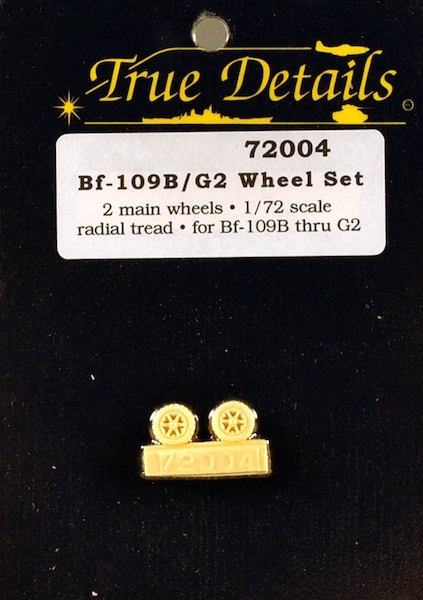 Messerschmitt BF109B-G2 Wheel Set TD72004