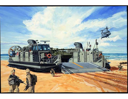 US Navy LCAC (Landing Craft Air Cushion) Hovercraft  00107