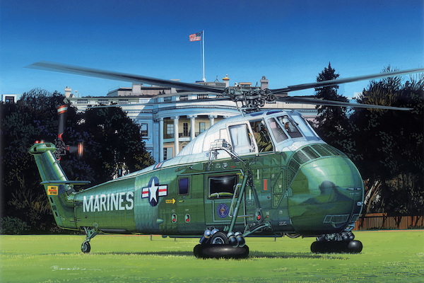 Sikorsky VH34D Chocktaw "Marine one HMX-1 Presidential flight" 02885