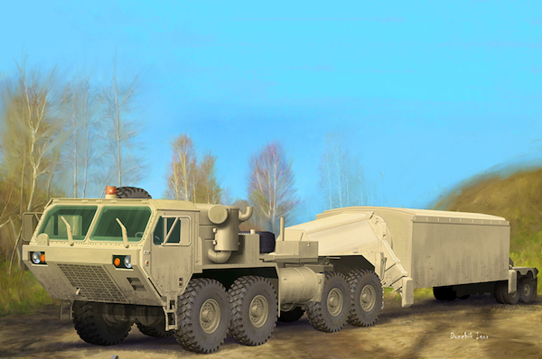 M983 Tractor with AN/TPY-2K Band Radar  07177
