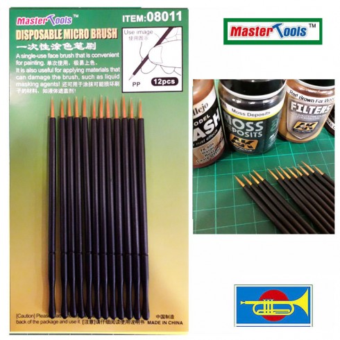 Disposable Micro brush (12x) 08011
