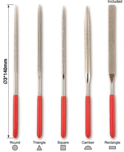Assorted Diamond Needle File set 09965