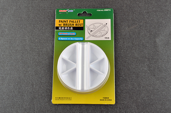 Paint Palette with brush rest 09974
