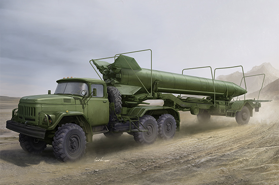 Soviet ZIL 13V Tow wit 2T3M1 Trailer and 8K4 Missile  TR01081