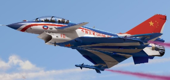 Chengdu J10S Chinese new fighter Dual TR01644