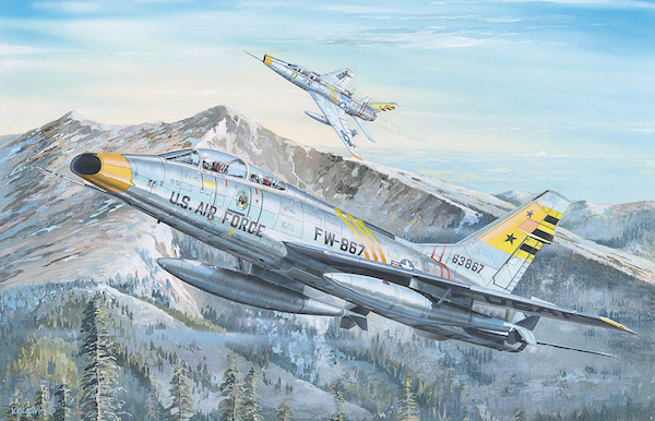 North American F100F Super Sabre Dual Tr02246
