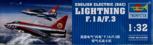 English Electric (BAC) Lightning F1A/F3 (BACK IN STOCK)  TR02280