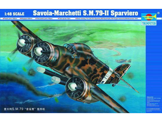Savoia Marchetti SM79-II Sparviero TR02817
