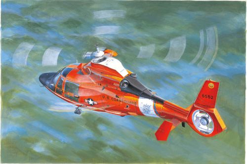 HH65C Dolphin US Coast Guard helicopter TR05107