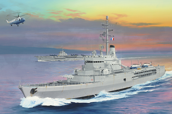 French Navy Helicopter Cruiser Jeanne d"Arc 1964  TR05636