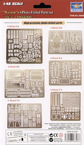 Westland Wyvern S4 Detail set  TR06606