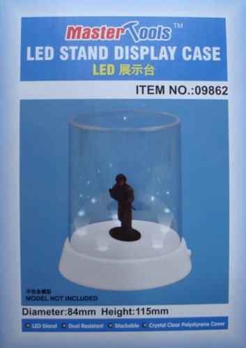 LED Stand display case 84x115mm with Flat top TR09862