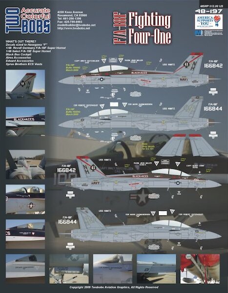 F/A18C Hornet (Fighting Four-one) tb48-197
