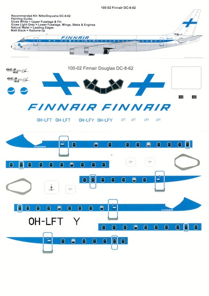 Douglas DC8-62 (Finnair) 100-02