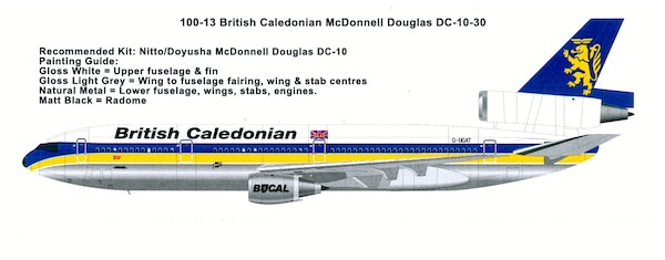 Douglas Dc10-30 (British Caledonian Late)  100-13