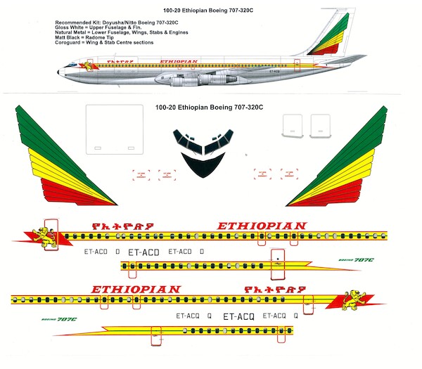 Boeing 707-320C (Ethiopian) 100-20