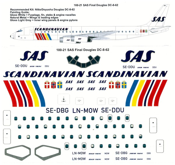 Douglas DC8-62 (SAS) 100-21