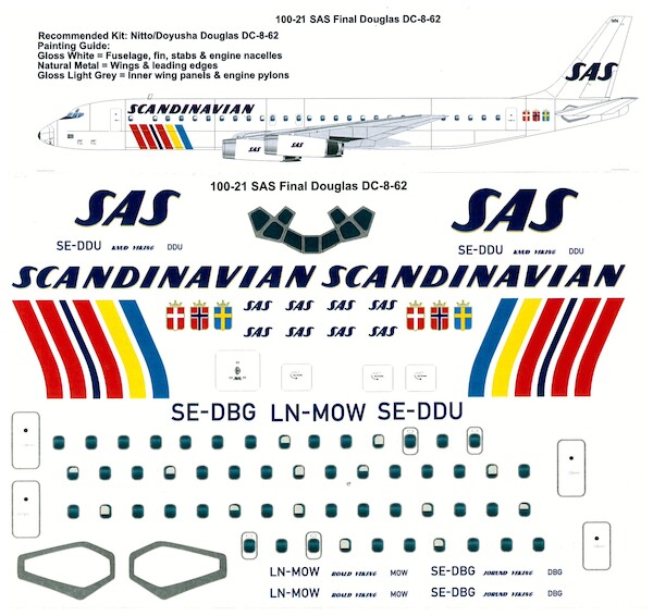 Douglas DC8-62 (SAS)  100-21