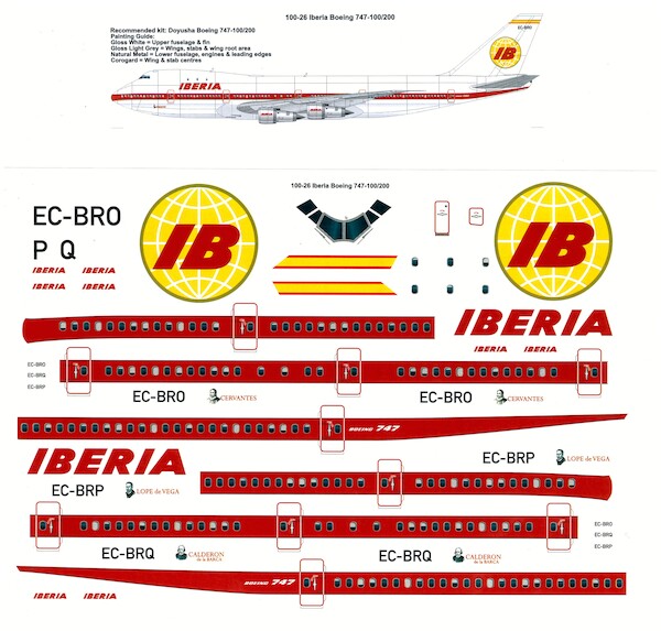 Boeing 747-156 (Iberia) 100-26