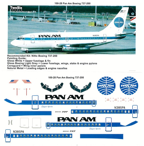 Boeing 737-200 (PanAm) 100-28
