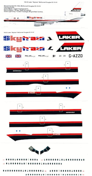 Douglas DC10-10 (Laker Airways) 100-32