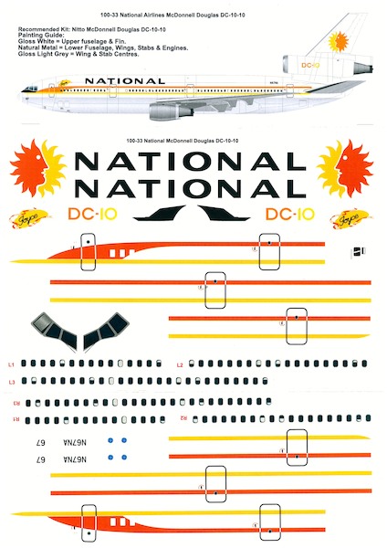 Douglas DC10-10 (National)  100-33