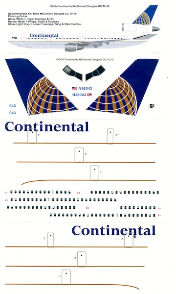 Douglas DC10-10 (Continental) 100-34